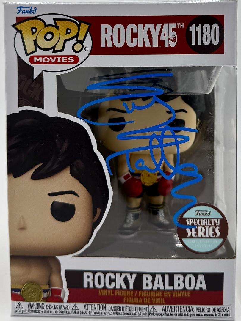 Sylvester Stallone Signed Funko Pop #1180 Rocky Balboa (Rocky) - Official Pix